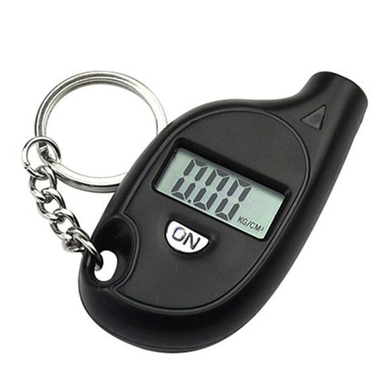 Mini Portable Keychain Tire Tyre Wheel Air Pressure Gauge Tester Digital LCD 5-100 PSI Procession Tool Tire Pressure Monitor