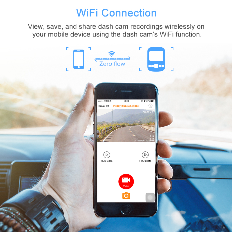 WiFi Dash Cam Video Recorder