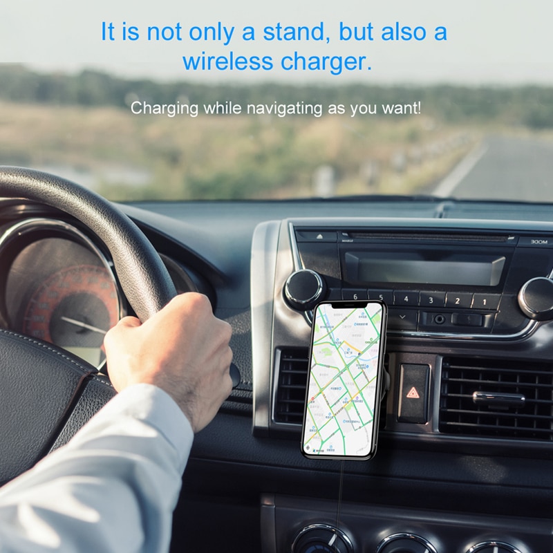 Magnetic Wireless Car Charger Device