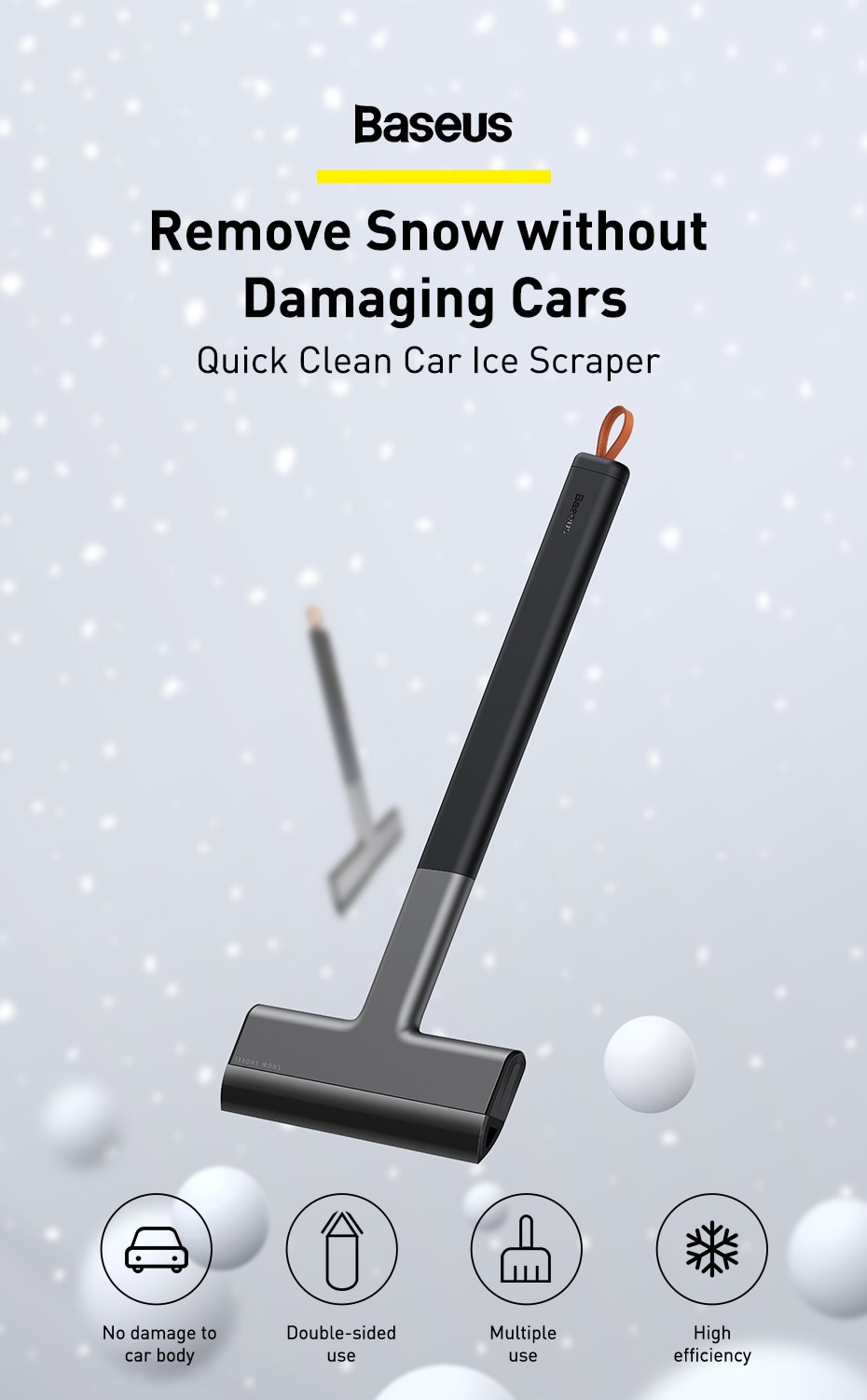 Windshield Ice Scraper For Car