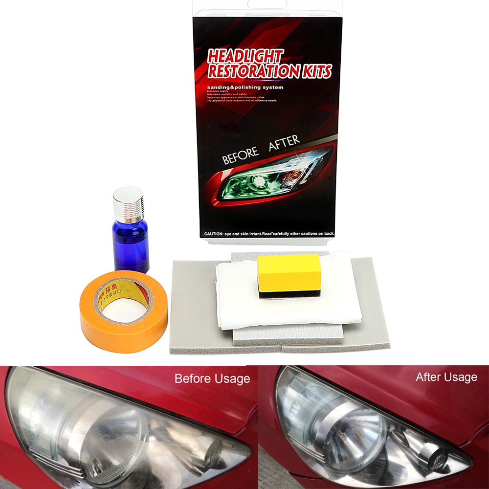 Headlight Restoration Kit 8PC Set