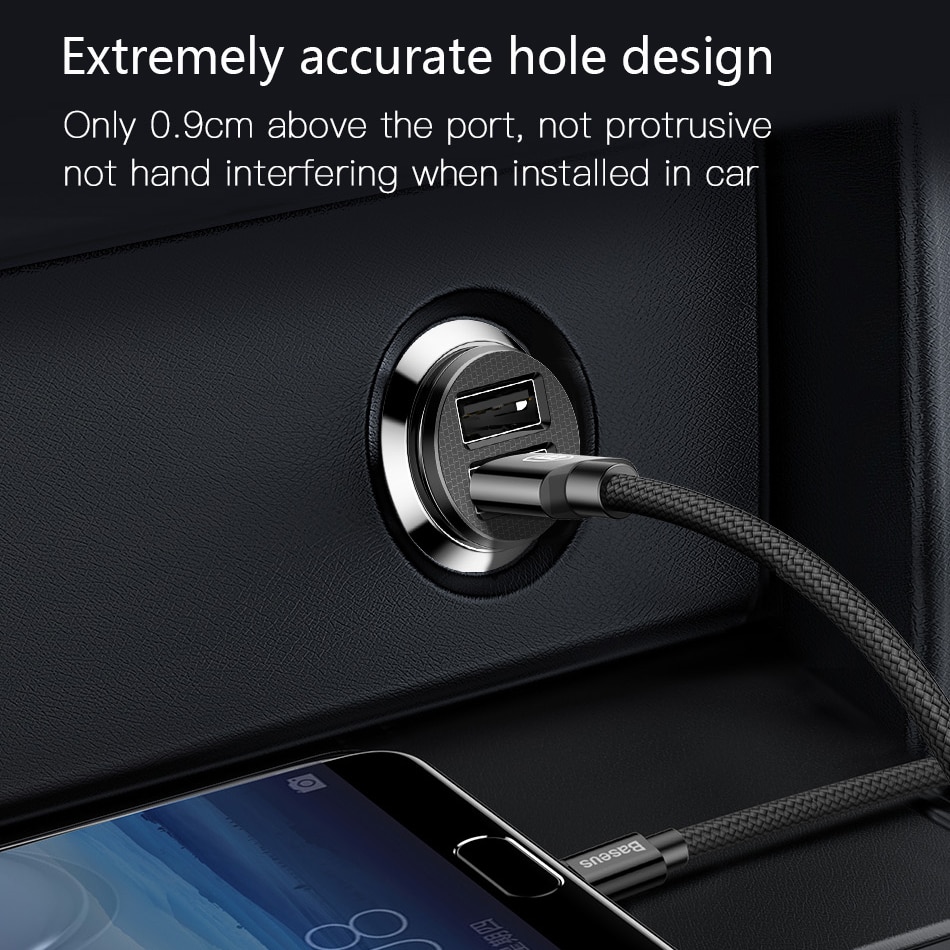 USB Car Charger for Mobile Devices