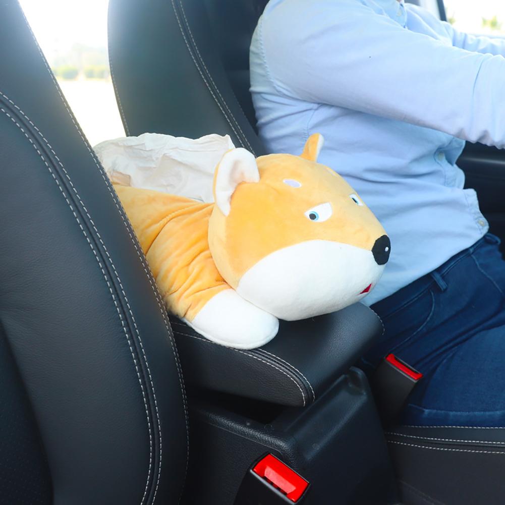 Car Tissue Holder Cute Plushy Design