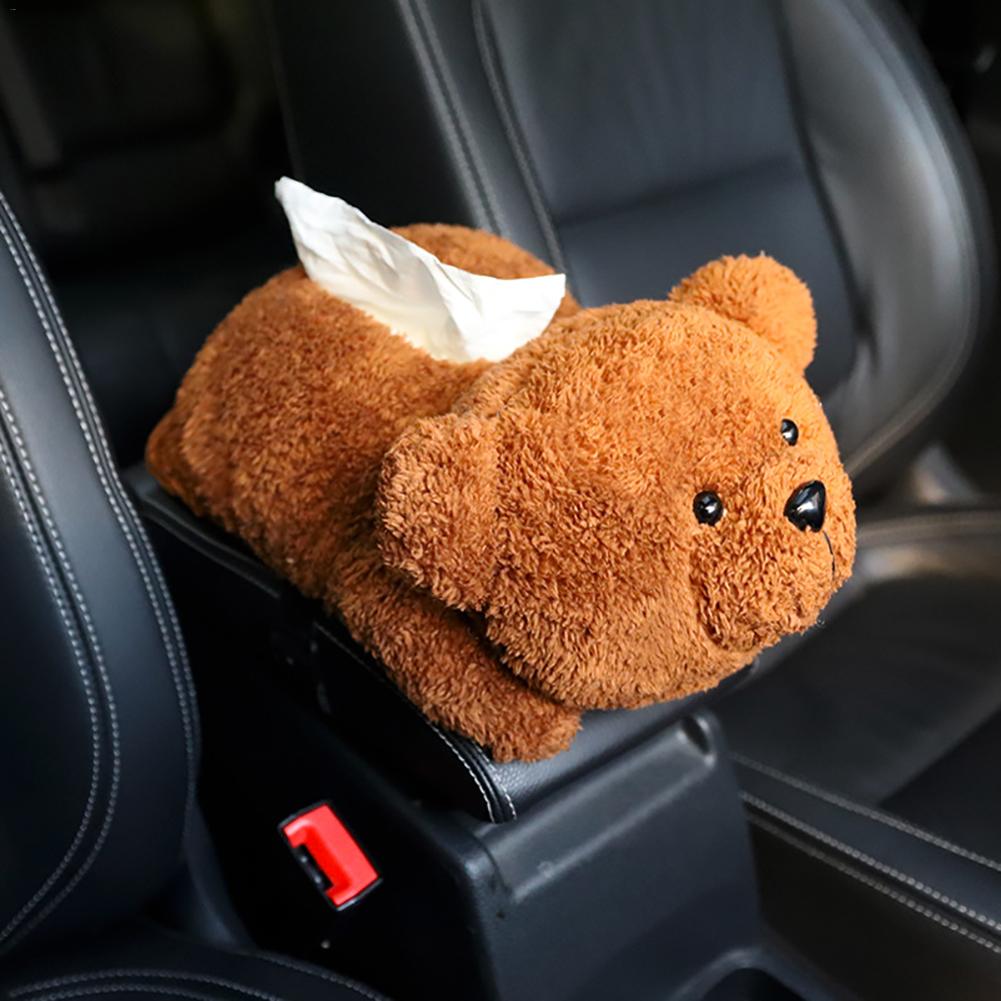 Car Tissue Holder Cute Plushy Design