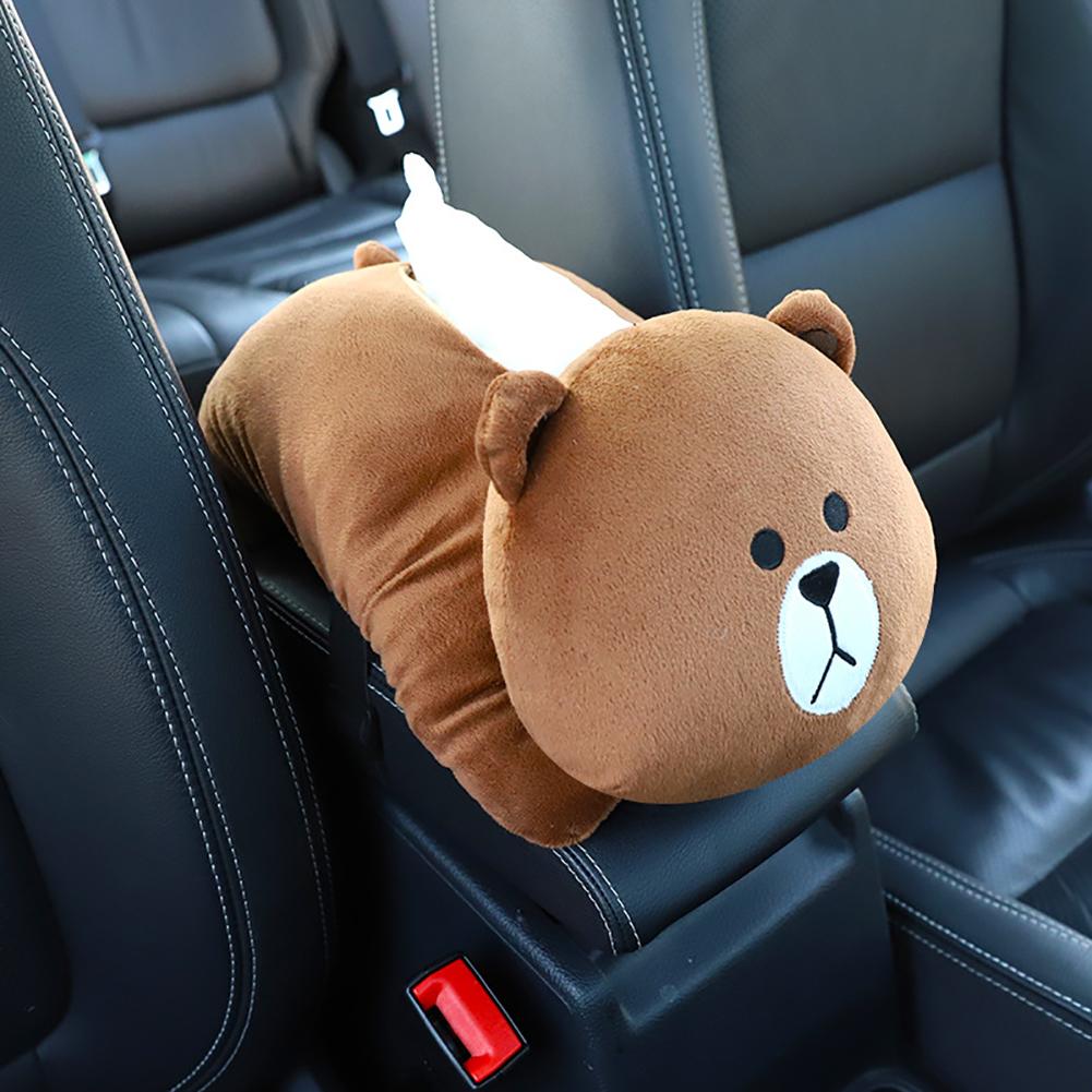 Car Tissue Holder Cute Plushy Design