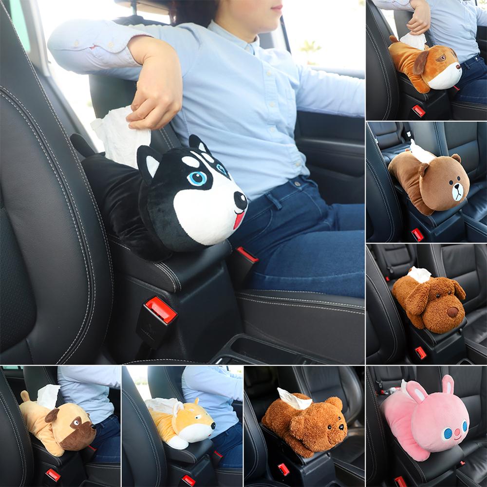 Car Tissue Holder Cute Plushy Design