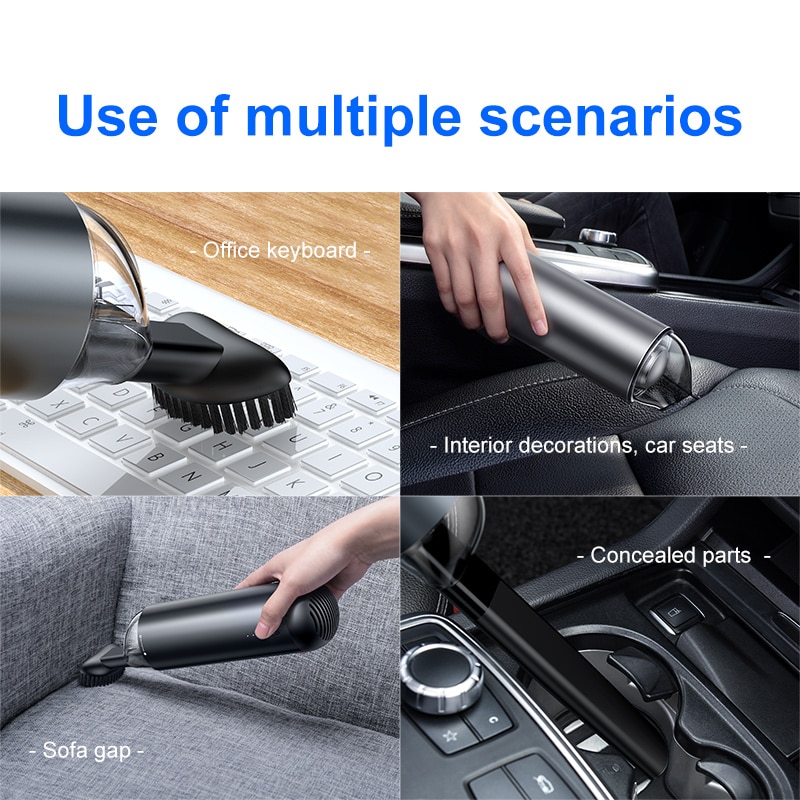 Portable Hoover Wireless Car Vacuum