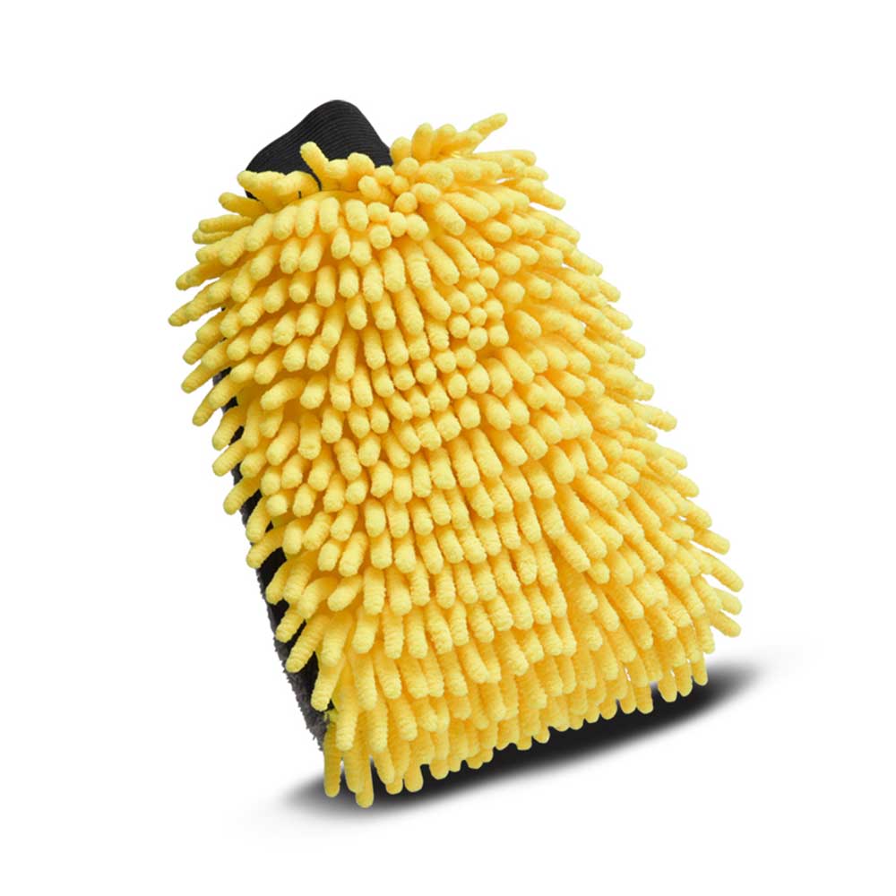 Car Wash Glove Coral Mitt Soft Anti-scratch for Car Wash Multifunction Thick Cleaning Glove Car Wax Detailing Brush Color Random