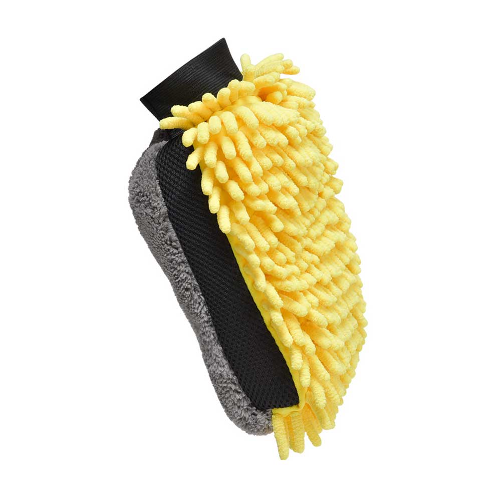 Car Wash Glove Coral Mitt Soft Anti-scratch for Car Wash Multifunction Thick Cleaning Glove Car Wax Detailing Brush Color Random