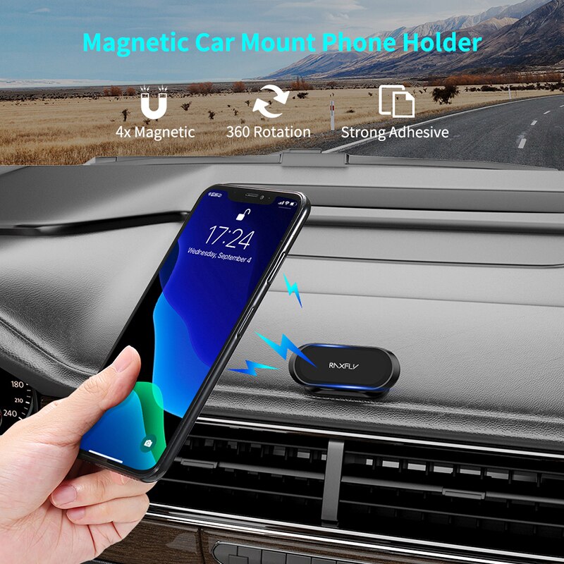 Magnetic Phone Mount For Car With Adhesive