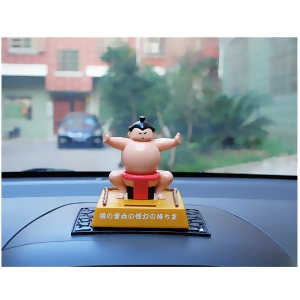 New Arrivals Funny Solar Power Bobblehead Toy Figure Nohohon Japanese Sumo Wrestler Novelty Classic Toys for Kid Adult Best Gift