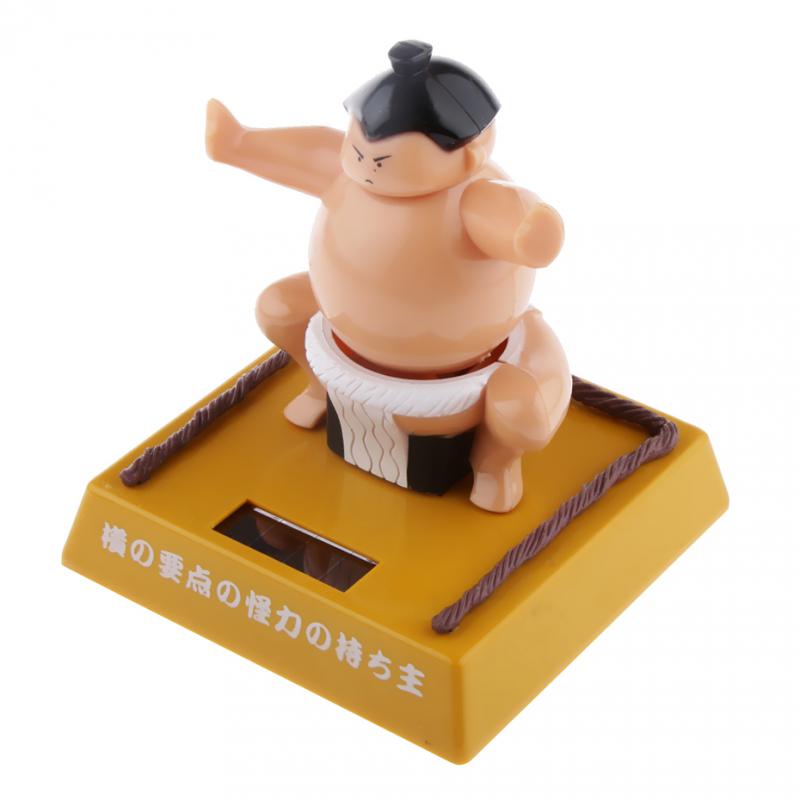 New Arrivals Funny Solar Power Bobblehead Toy Figure Nohohon Japanese Sumo Wrestler Novelty Classic Toys for Kid Adult Best Gift