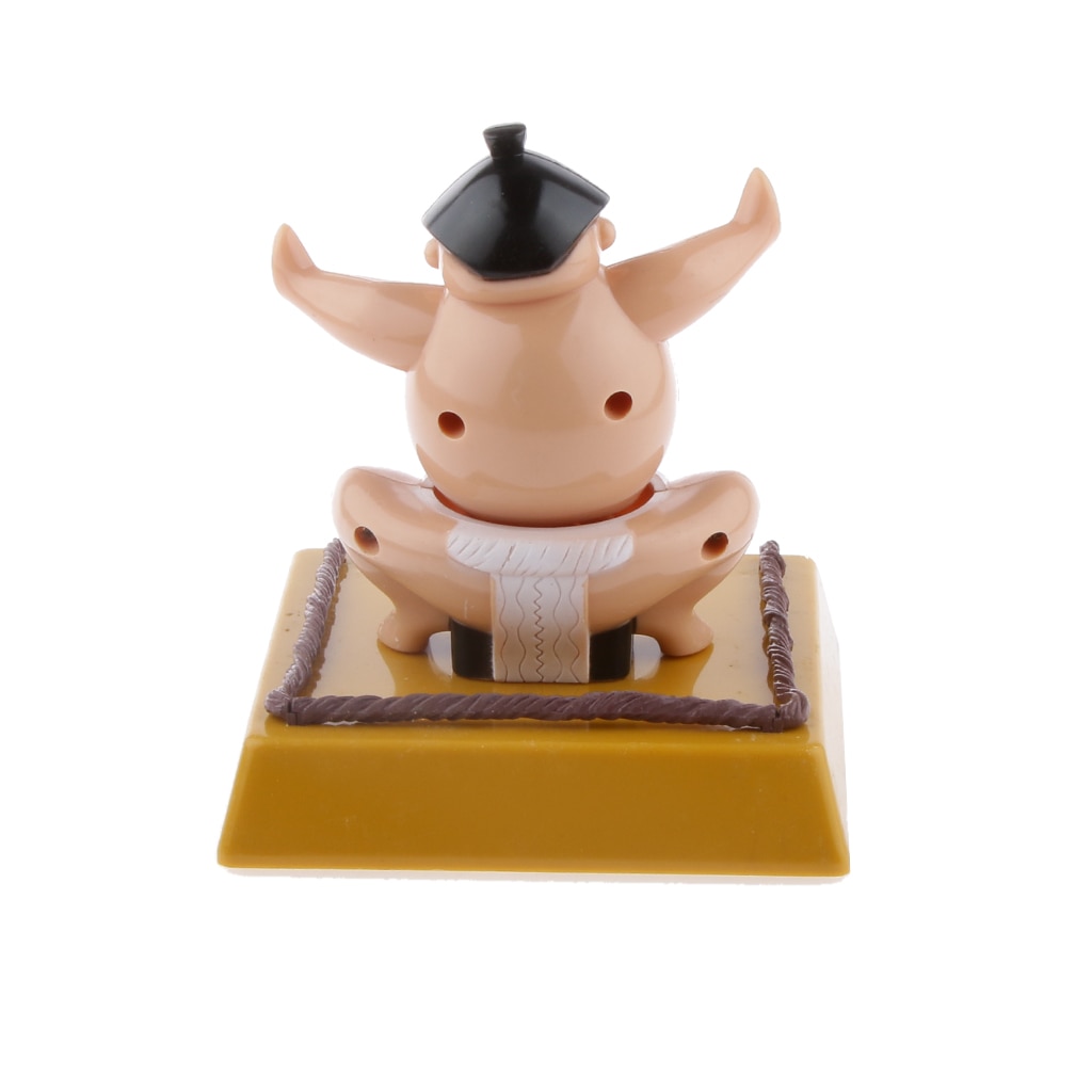 New Arrivals Funny Solar Power Bobblehead Toy Figure Nohohon Japanese Sumo Wrestler Novelty Classic Toys for Kid Adult Best Gift