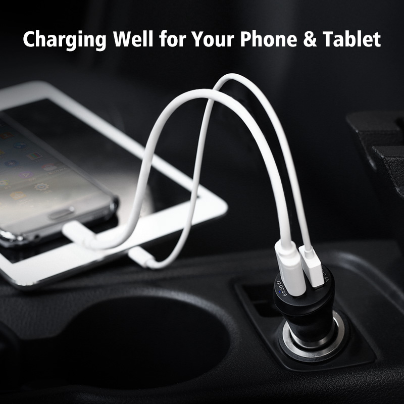 Car Dual USB Mobile Phone Charger