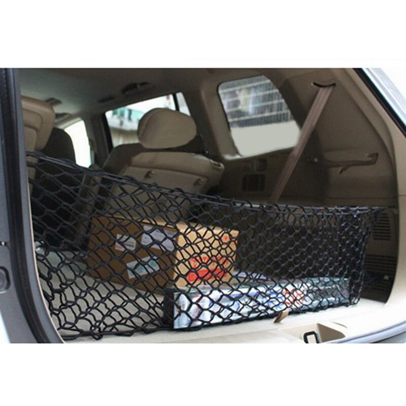 90*40cm Car-styling Boot String Mesh Elastic Nylon Rear Back Cargo Trunk Storage Organizer Luggage Net Holder Auto Accessory