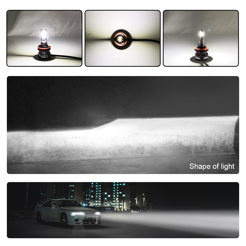 LED Car Headlights Turbo Lamp