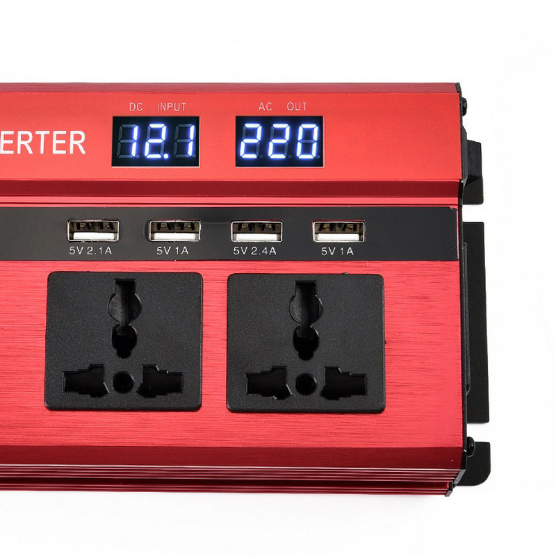 2000W Car Power Inverter With 4 USB Ports