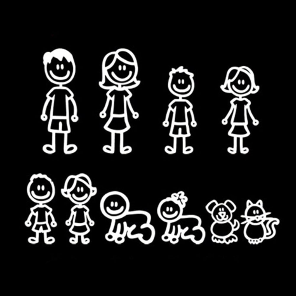 Family Car Stickers Vinyl Decals