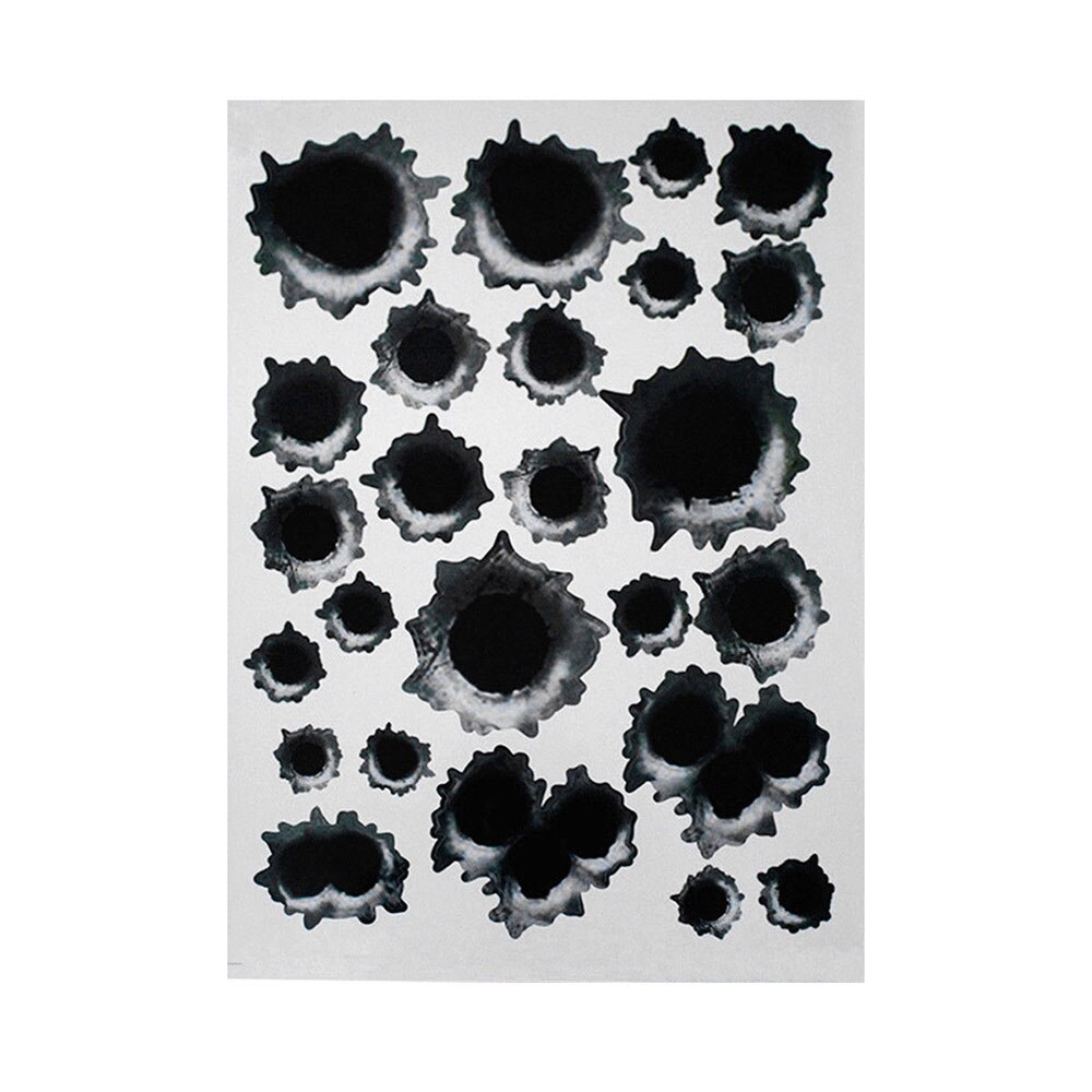 Bullet Hole Stickers Waterproof Car Decal