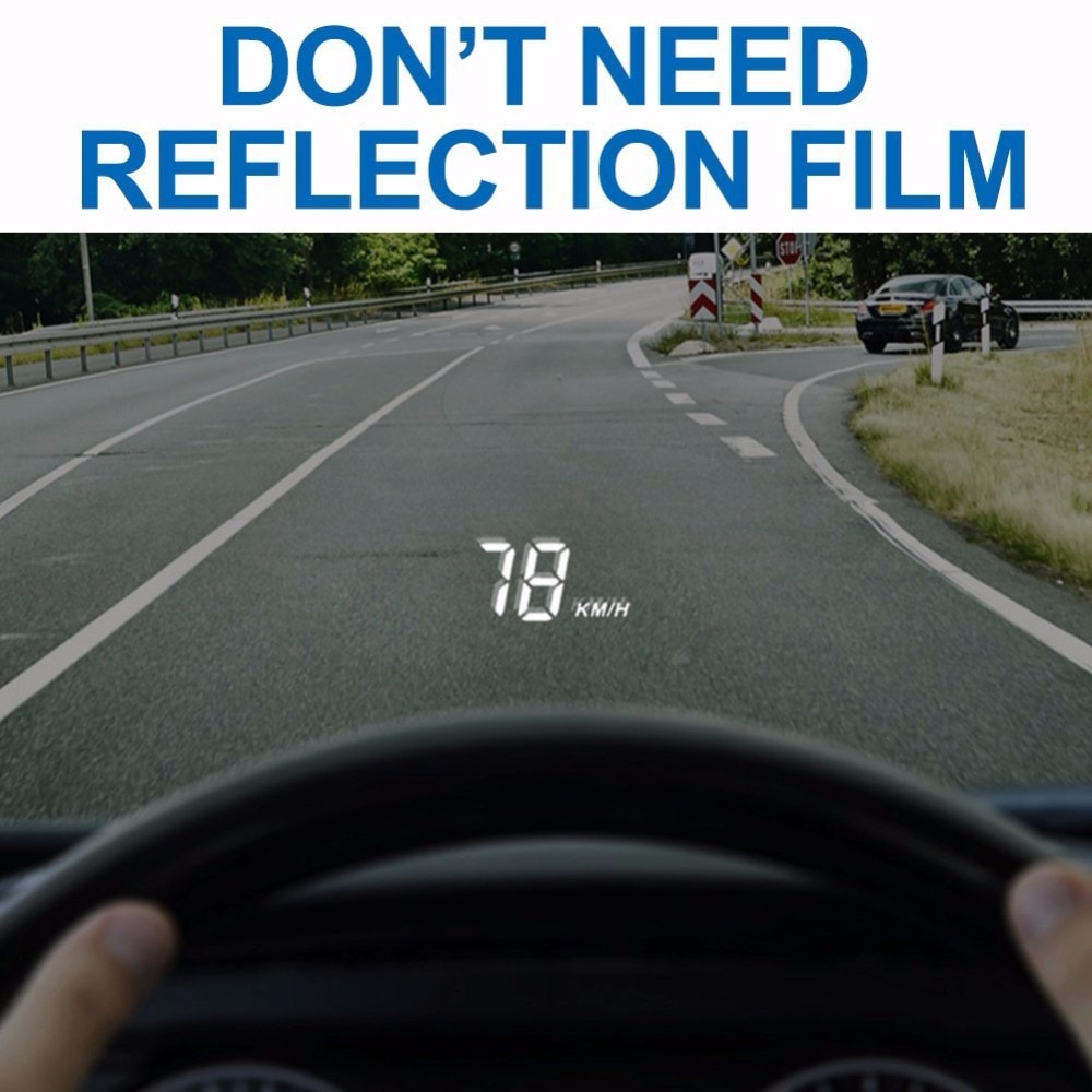 Car Head Up Display Windshield Warning System