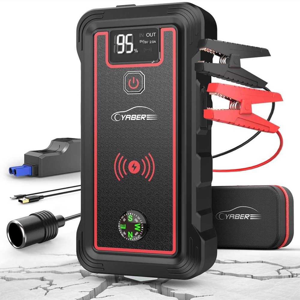 Car Jump Starter Powerbank with LCD Screen