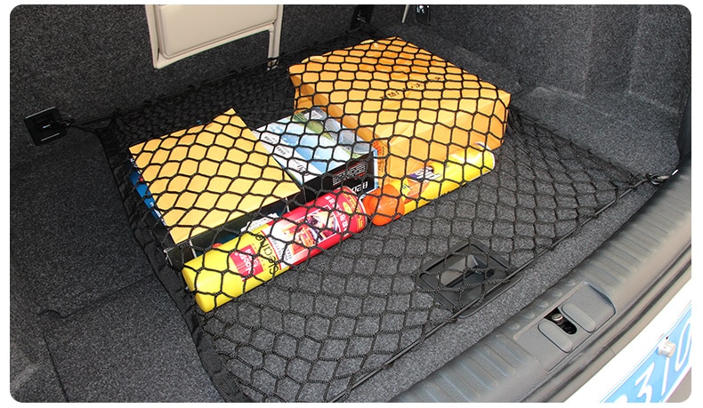 Car Trunk Mesh Net Cargo Luggage Trunk for Audi A4 B5 B6 B8 A6 C5 C6 A3 A5 Q3 Q5 Q7 BMW E46 E39 E90 E36 E60 E34 E30 F30 F10