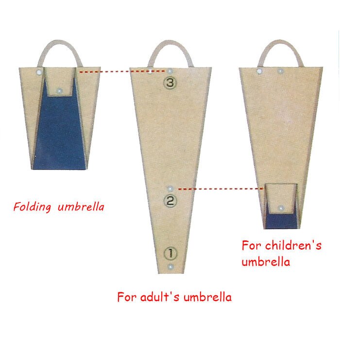 Car Seat Wet Rain Umbrella Foldable Holder Umbrella Cover Sheath Storage Bag Carrier Cover Waterproof Protector