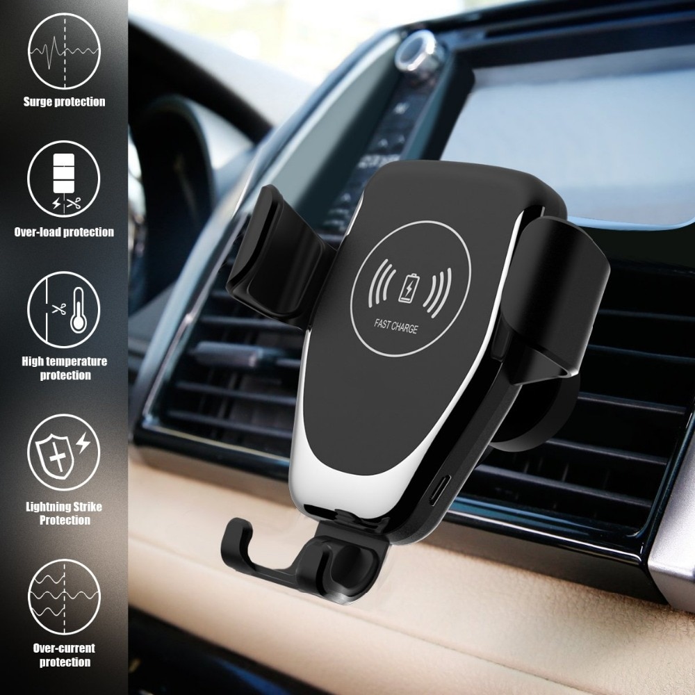 Wireless Car Charger Mount Phone Holder