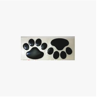 3D Car Paw Print Stickers (2 pcs)