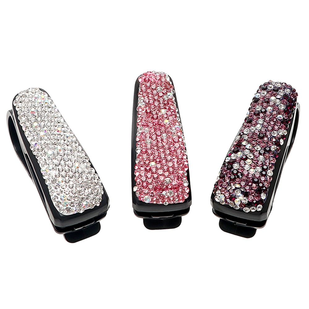 Sunglass Clip for Car with Rhinestone