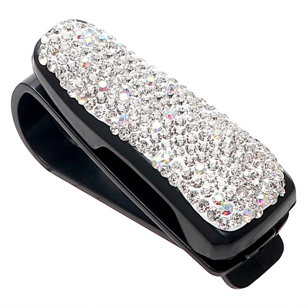 Sunglass Clip for Car with Rhinestone