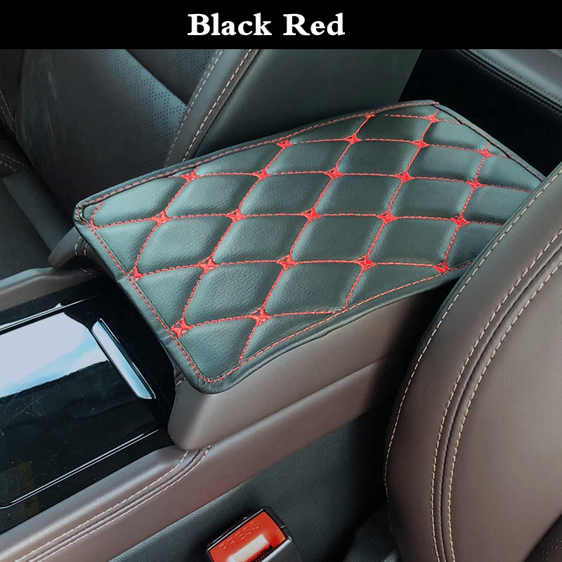 Car Arm Rest Cover Leather Mat