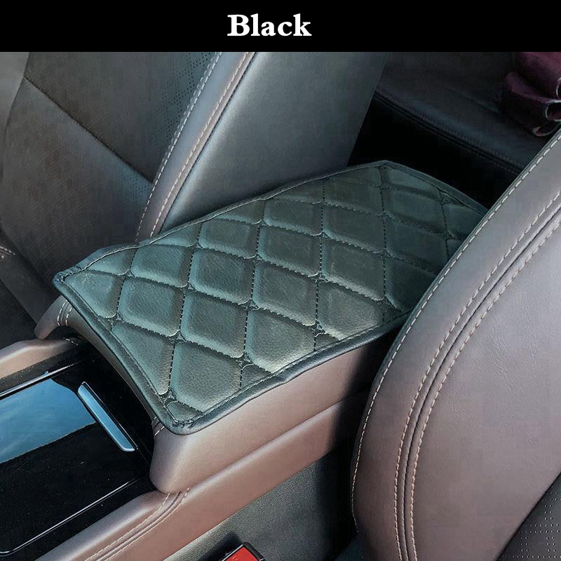 Car Arm Rest Cover Leather Mat