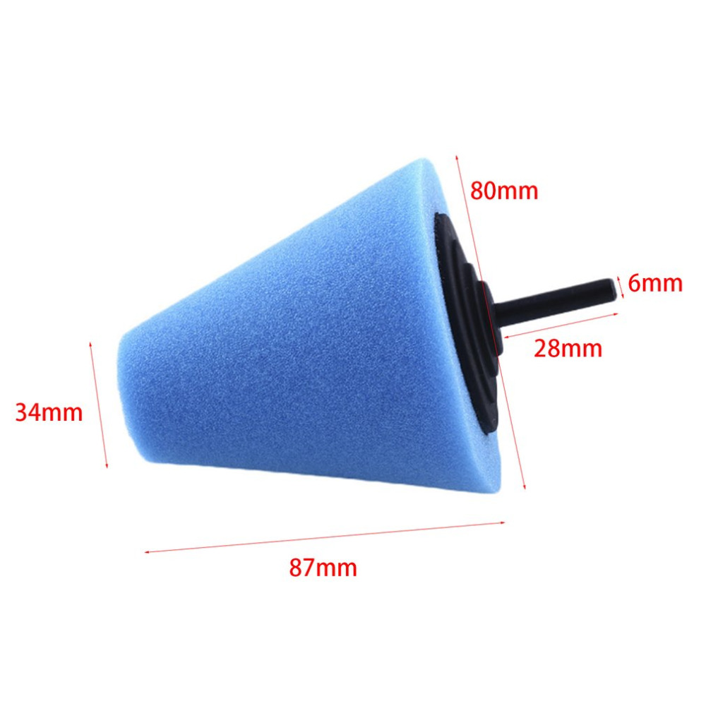 Foam Sponge Polishing Cone Drill Attachment