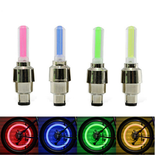 LED Valve Cap Bike Wheel Lights (4 pcs)