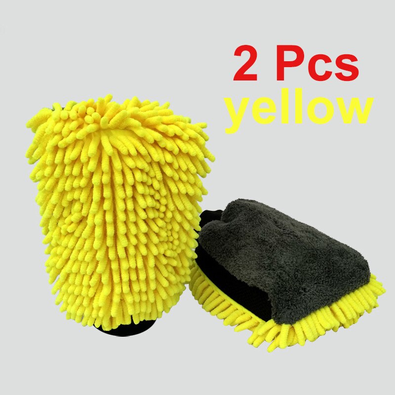 Car Wash Gloves Microfiber Cloth (2pcs)