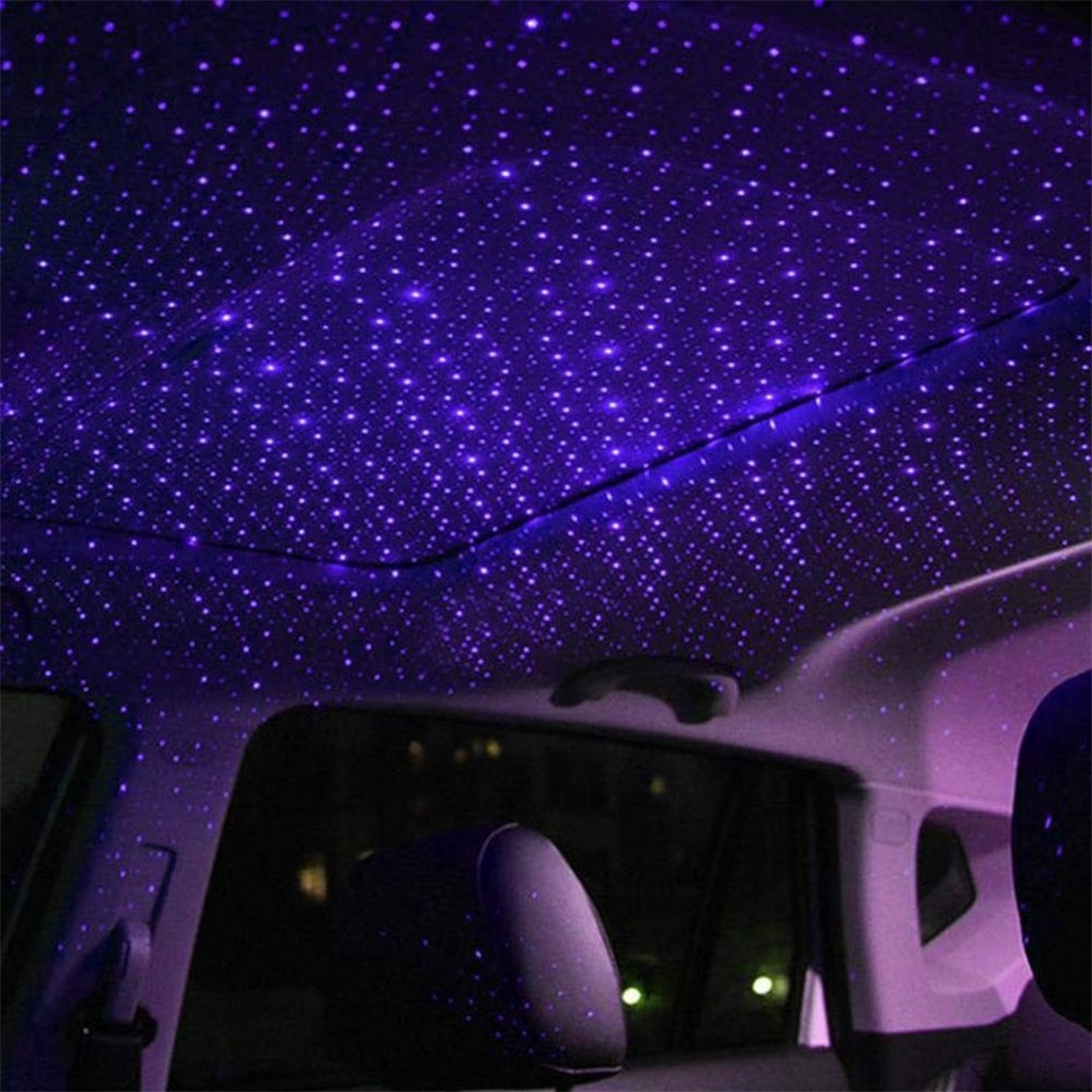 USB Night Light Car Star Projector