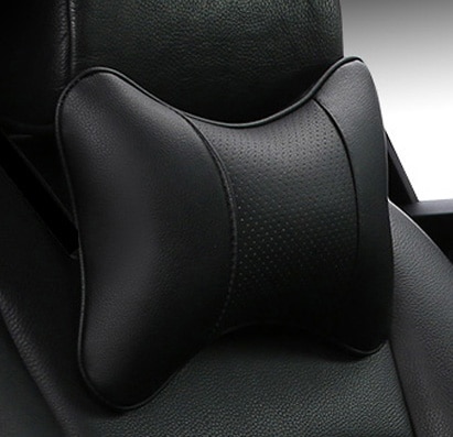 Car Pillow Leather Neck Cushion