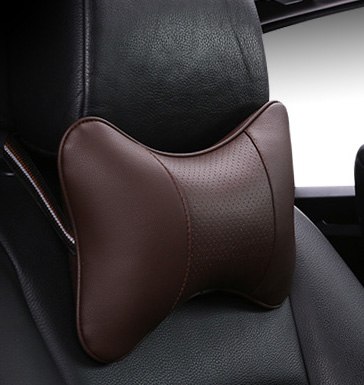 Car Pillow Leather Neck Cushion