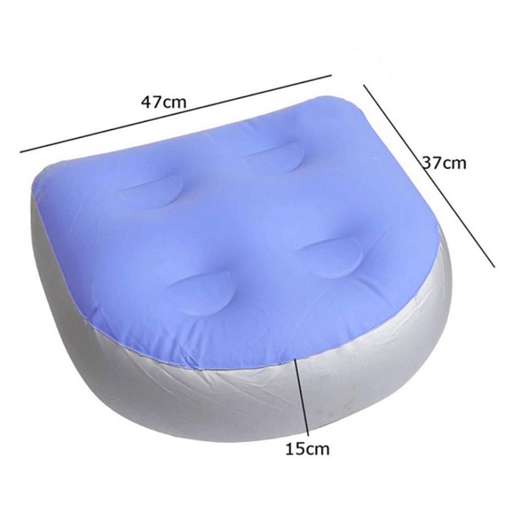 Hot Tub Mat Adult Mat Home Decor Inflatable Cushion Spa Booster Seat Chair Cushion Mat Pad 47x37x15cm Throw Pillow Floor Cushion