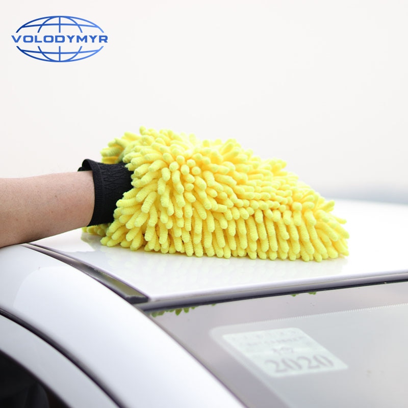 Car Wash Glove Chenille Car Wash Mitt