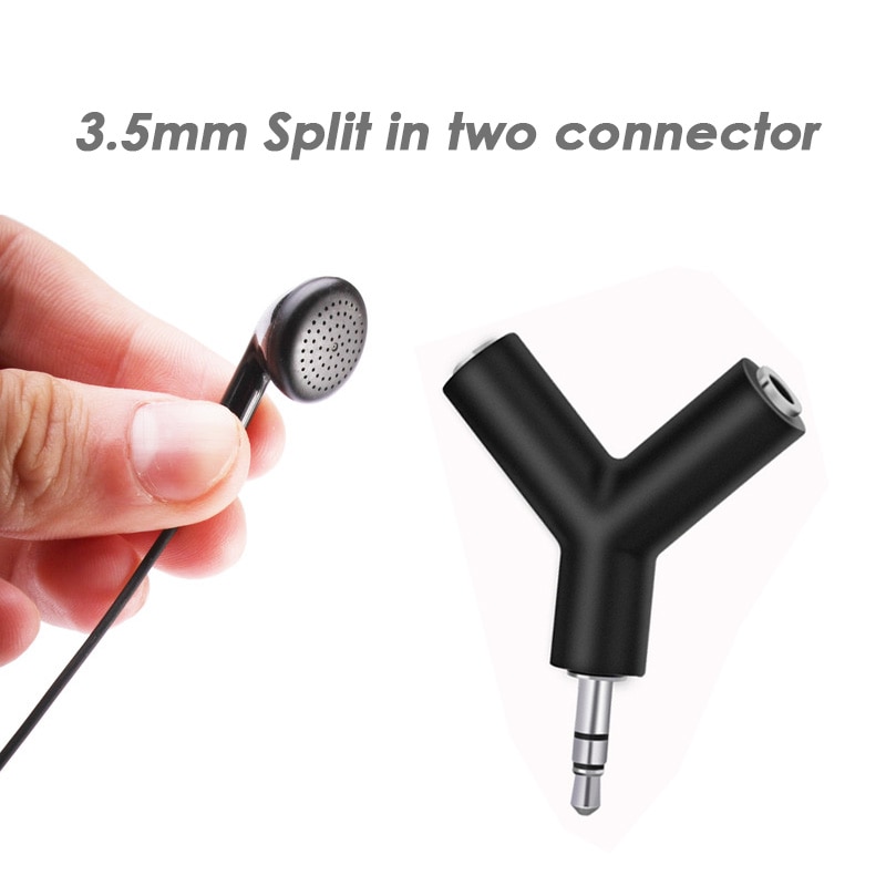 3.5mm Double Headphone Jack Adapter