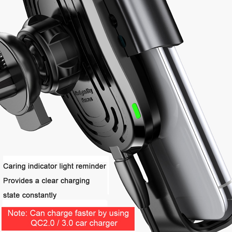 Wireless Mobile Charger and Holder for Car