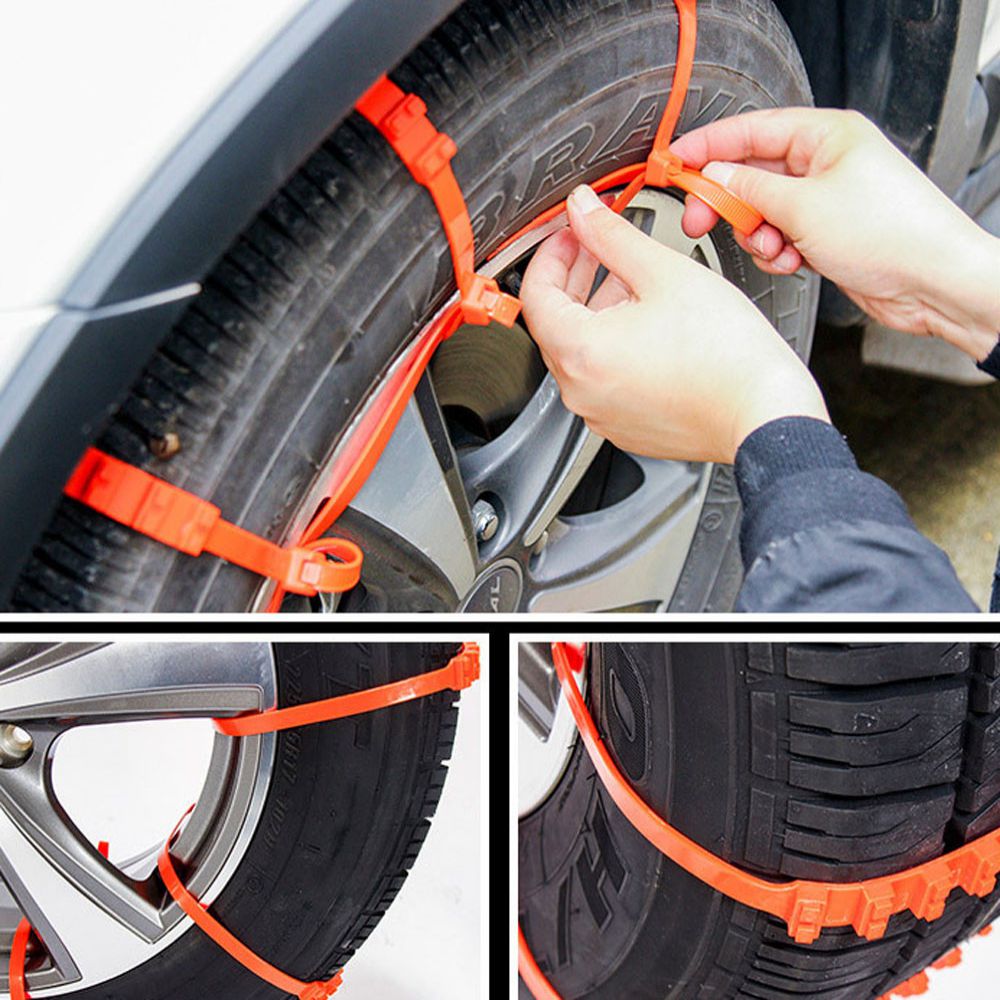 Snow Chains Anti-Slip Tire Wheel Cable (10 PCS)