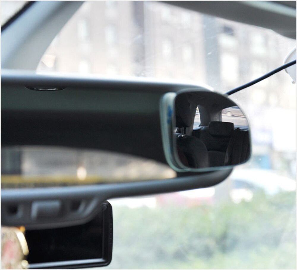 2pcs Car 360 Degree Framless Blind Spot Mirror Wide Angle Sector Convex Mirror Sector Side Blindspot Rearview Parking Mirror