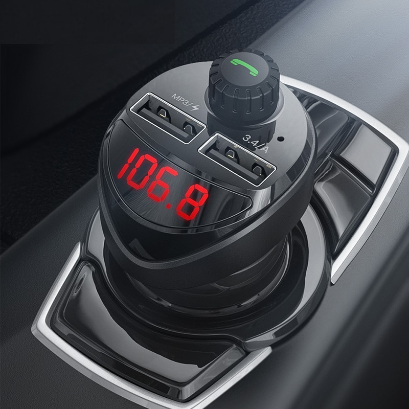 Bluetooth FM Transmitter Car Adapter