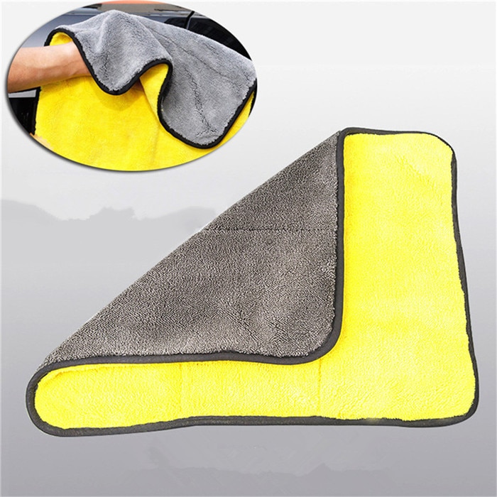 mling 30x30/60CM Car Wash Microfiber Towel Car Cleaning Drying Cloth Hemming Car Care Cloth Detailing Car Wash Towel For Toyota