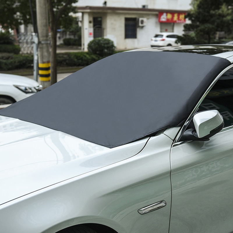 Automobile Magnetic Sunshade Cover Car Windshield Snow Sun Shade Waterproof Protector Cover Car Front Windscreen Cover