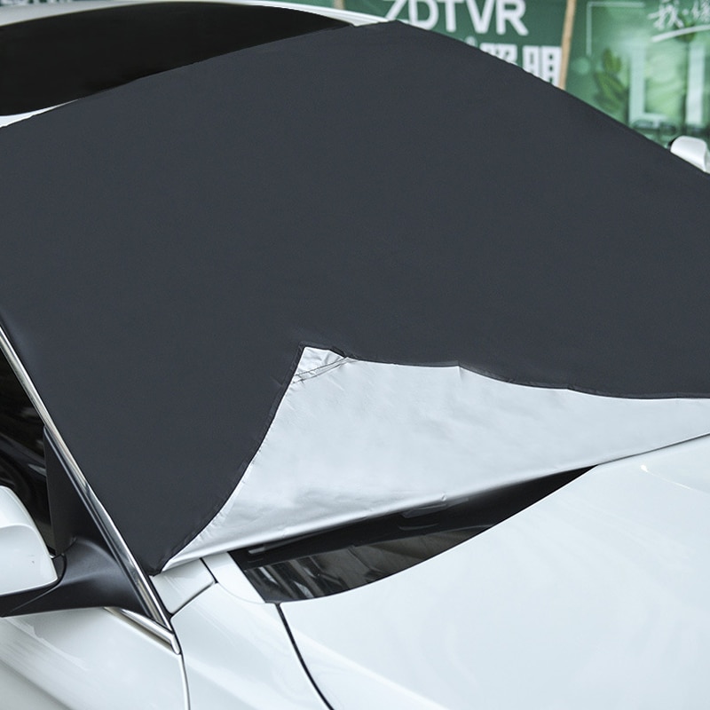 Automobile Magnetic Sunshade Cover Car Windshield Snow Sun Shade Waterproof Protector Cover Car Front Windscreen Cover