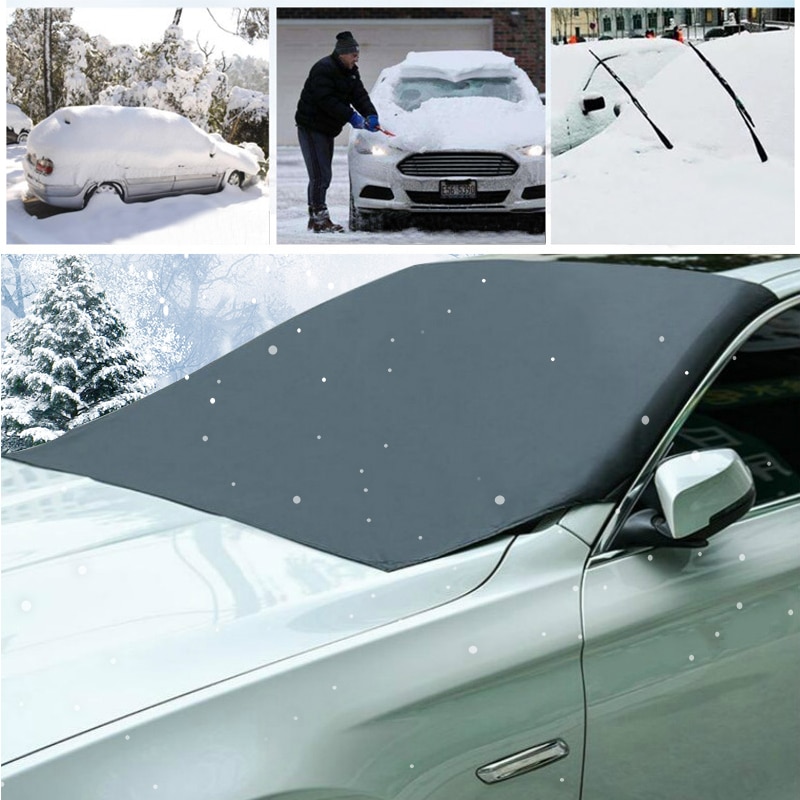 Automobile Magnetic Sunshade Cover Car Windshield Snow Sun Shade Waterproof Protector Cover Car Front Windscreen Cover